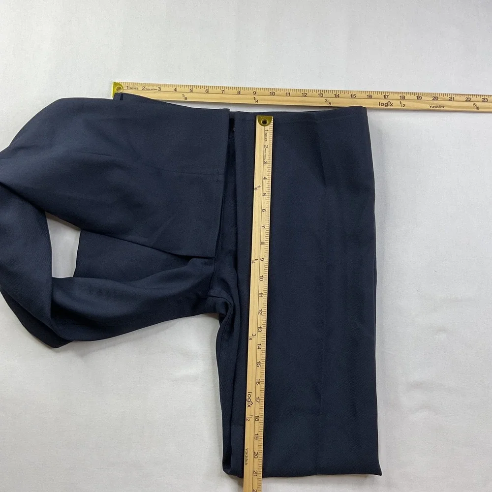 Vintage Levi's 517 Bootcut Pants Mens 32x33 Slacks Blue Dacron Flat Front